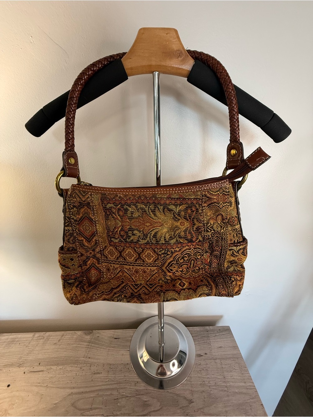 Fossil Tapestry Shoulder Bag